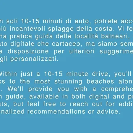 In Relax Tra Natura E Mare * Olia Speciosa